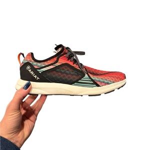 Ariat Women’s Knit Athletic Sneakers | Southwestern Stripe Trail Shoe US 8.5